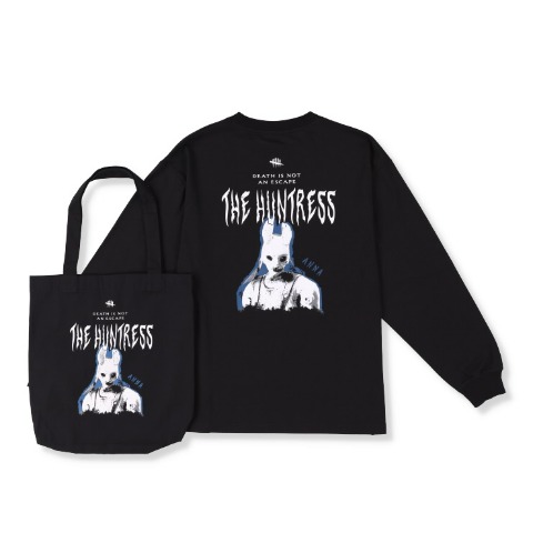 メンズ　トートバッグ付Tシャツ（ハントレス・Dead by Daylight）