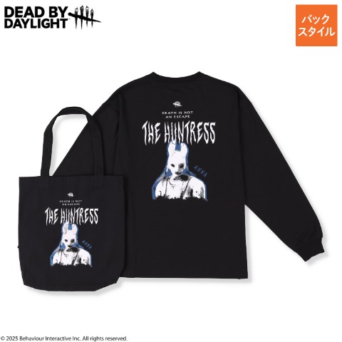 メンズ　トートバッグ付Tシャツ（ハントレス・Dead by Daylight）