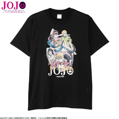 メンズ　Tシャツ（TVアニメ『ジョジョの奇妙な冒険 黄金の風』）