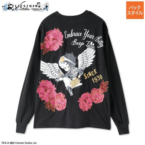 メンズ　長袖Tシャツ（BETTY BOOP（TM））