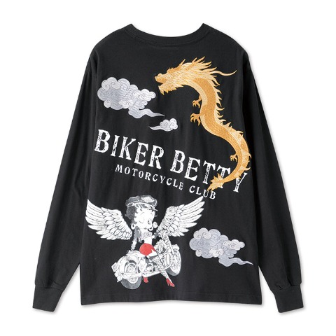メンズ　長袖Tシャツ（BETTY BOOP（TM））