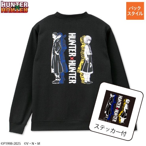 メンズ　ステッカー付トレーナー（アニメ『HUNTER×HUNTER』）
