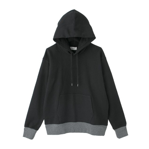 メンズ　リブ配色パーカ（Denifits）