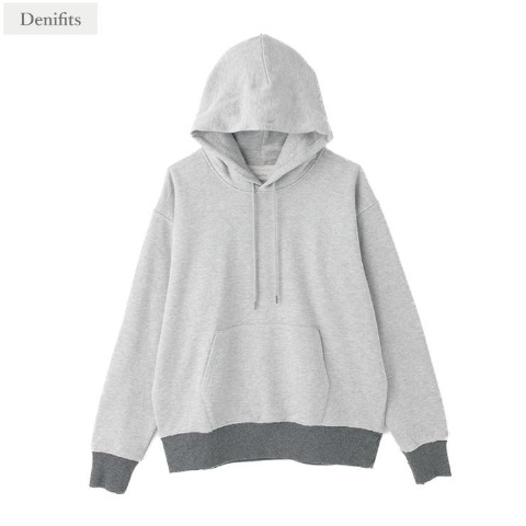 メンズ　リブ配色パーカ（Denifits）