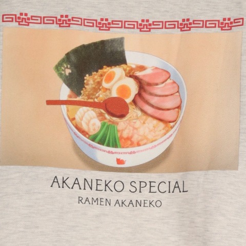 メンズ　トレーナー（ラーメン赤猫）