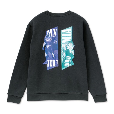 メンズ　裏起毛プルオーバー 緑谷出久／オールマイト（TVアニメ『僕のヒーローアカデミア』）