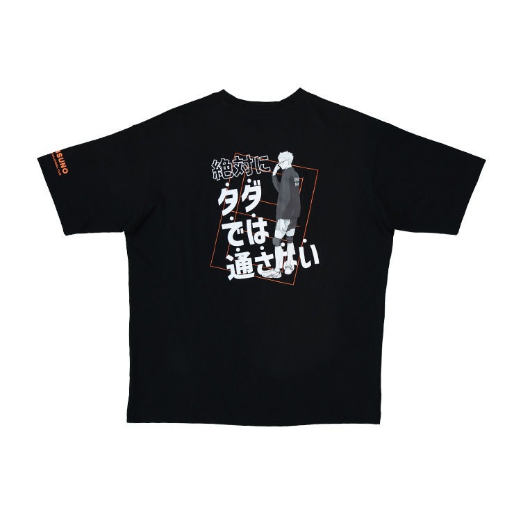 メンズ ステッカー付Tシャツ（アニメ「ハイキュー!!」） | アベイル