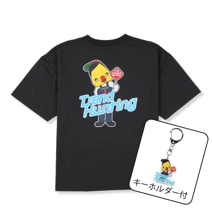 メンズ アクリルキーホルダー付半袖Tシャツ（The World of GOLDEN EGGS