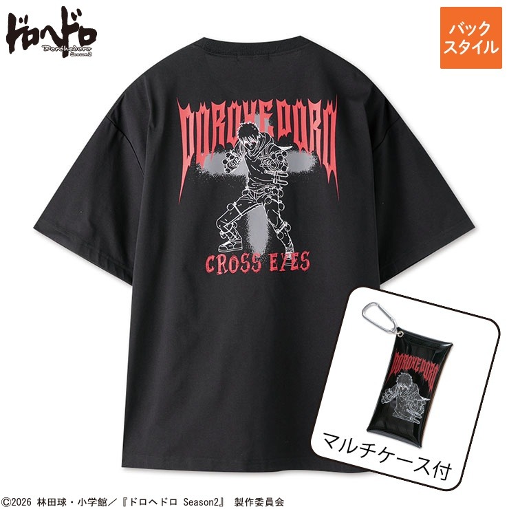 メンズ マルチケース付半袖Tシャツ（アニメ『ドロヘドロ Season2