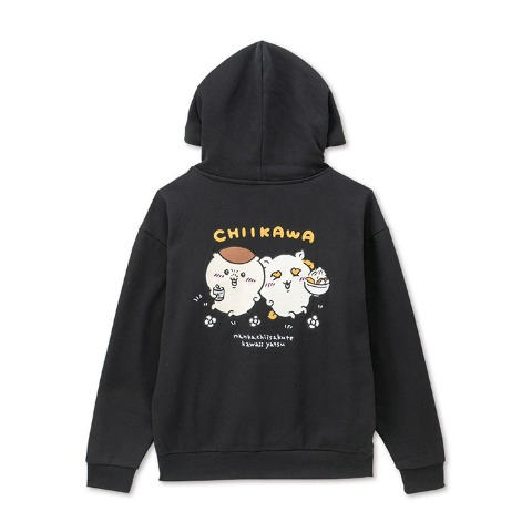 メンズ 　ジップパーカ（ちいかわ）