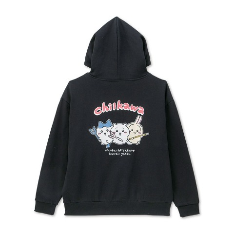 メンズ 　ジップパーカ（ちいかわ）