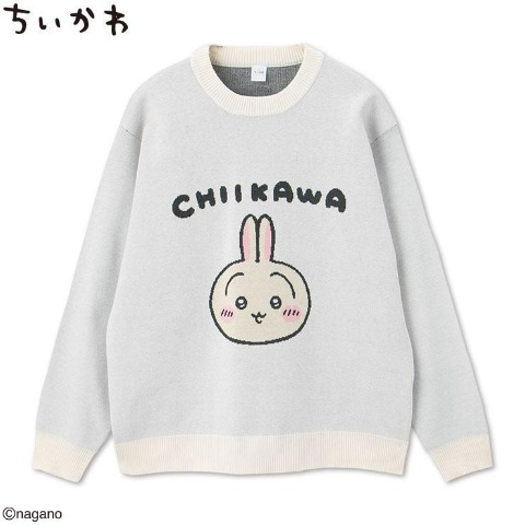 メンズ 　ニットプルオーバー（ちいかわ）