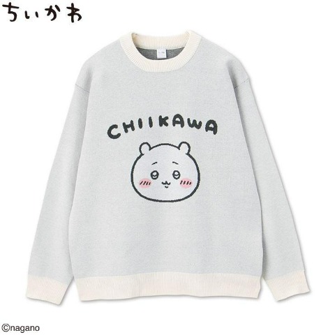 メンズ 　ニットプルオーバー（ちいかわ）