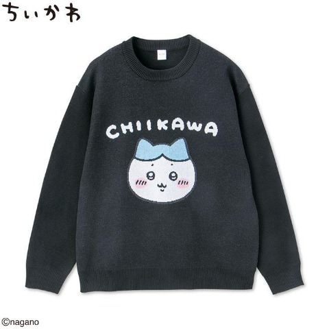 メンズ 　ニットプルオーバー（ちいかわ）