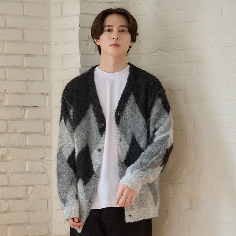 メンズ　ニットカーディガン（Denifits）