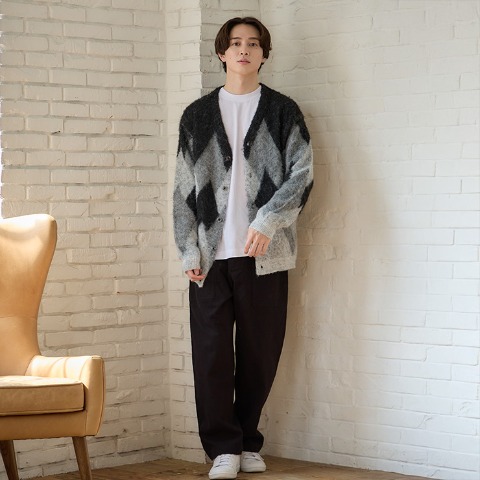 メンズ　ニットカーディガン（Denifits）
