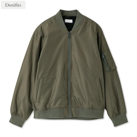 メンズ　裏シャギーミリタリーブルゾン（Denifits）