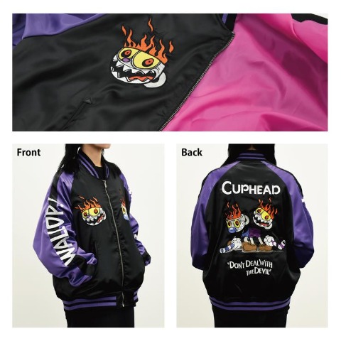 メンズ　スカジャン（CUPHEAD）