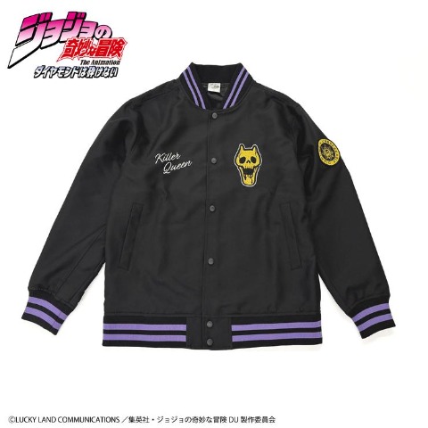 メンズ　スタジャン「キラークイーン」(アニメ『ジョジョの奇妙な冒険 ダイヤモンドは砕けない』)