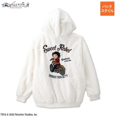 メンズ バックロゴファーブルゾン（BETTY BOOP(TM)） | アベイル