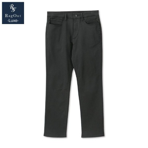 メンズ【76～85cm】　色褪せしにくい黒パンツ　スキニー（RagOut Luxe)