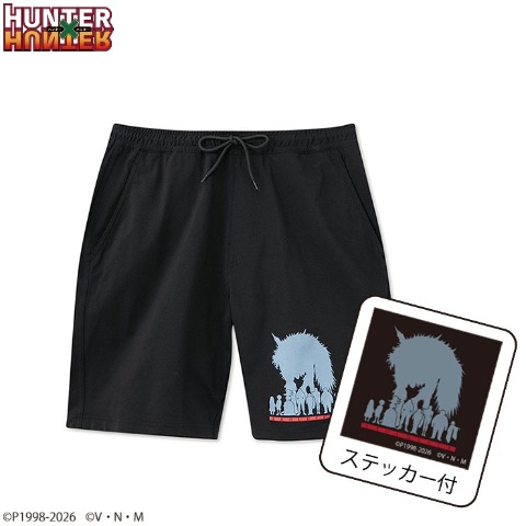 メンズ ステッカー付ハーフパンツ（アニメ『HUNTER×HUNTER
