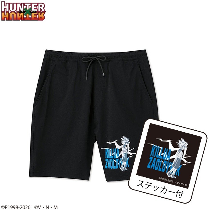メンズ ステッカー付ハーフパンツ（アニメ『HUNTER×HUNTER
