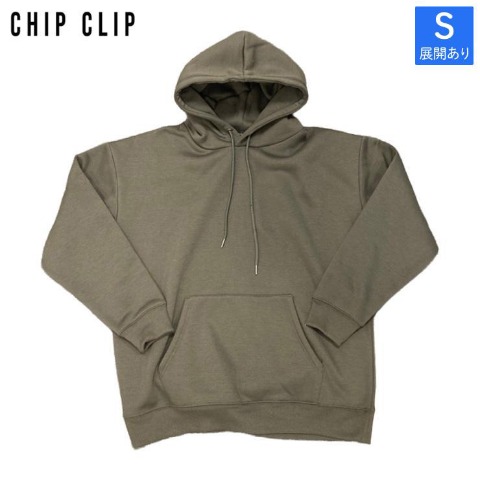 メンズ　裏起毛パーカ(CHIPCLIP)