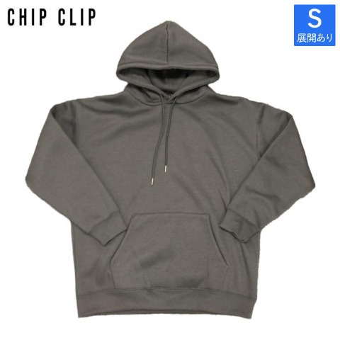 メンズ　裏起毛パーカ(CHIPCLIP)