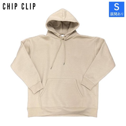 メンズ　裏起毛パーカ(CHIPCLIP)