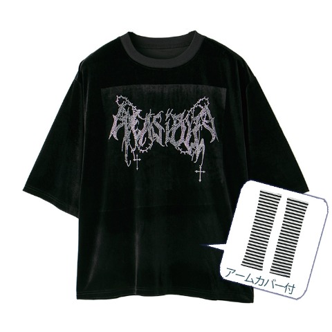 メンズ　アームカバー付Tシャツ（RAD FOUR REAL）