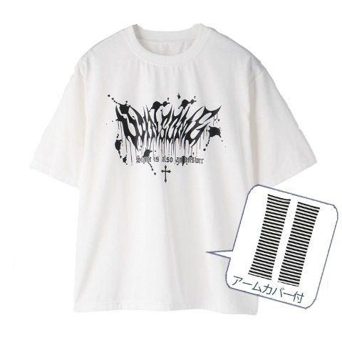 メンズ　アームカバー付Tシャツ（RAD FOUR REAL）
