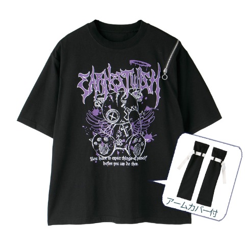 メンズ　アームカバー付Tシャツ（RAD FOUR REAL）
