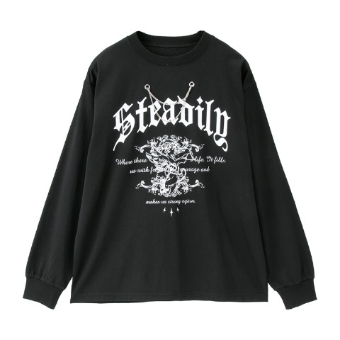 メンズ　ネックレス付Tシャツ（RAD FOUR REAL）