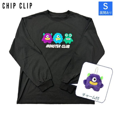 メンズ【S～L】　チャーム付Tシャツ（CHIP CLIP）