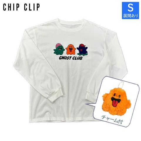 メンズ【S～L】　チャーム付Tシャツ（CHIP CLIP）