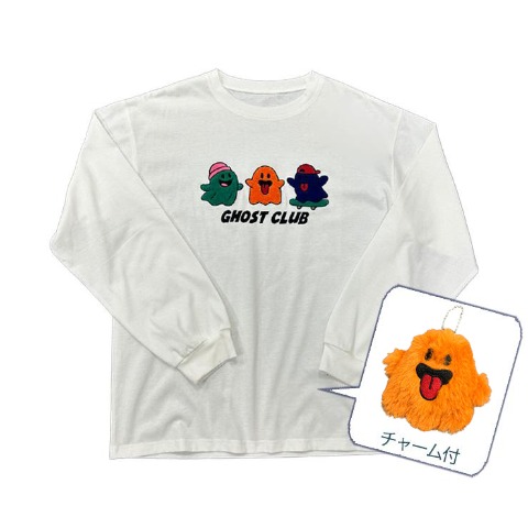 メンズ【S～L】　チャーム付Tシャツ（CHIP CLIP）