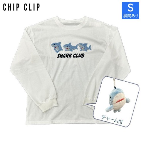 メンズ【S～L】　チャーム付Tシャツ（CHIP CLIP）
