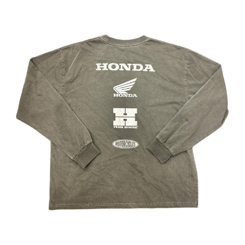 メンズ　ピグメント長袖Tシャツ（Honda）