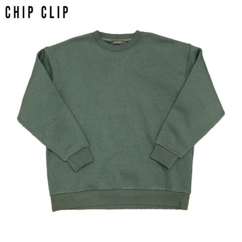 メンズ　裏起毛プルオーバー（CHIP CLIP）
