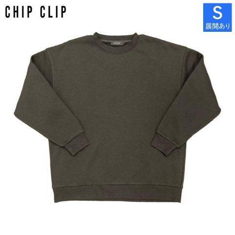 メンズ　裏起毛プルオーバー（CHIP CLIP）
