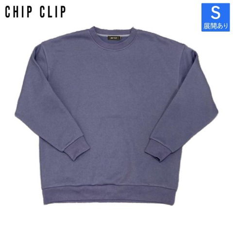 メンズ　裏起毛プルオーバー（CHIP CLIP）