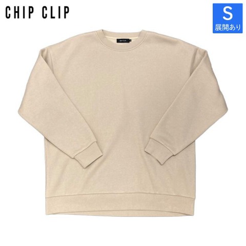 メンズ　裏起毛プルオーバー（CHIP CLIP）
