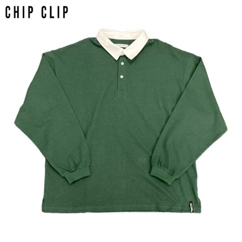 メンズ　襟付プルオーバー（CHIP CLIP）