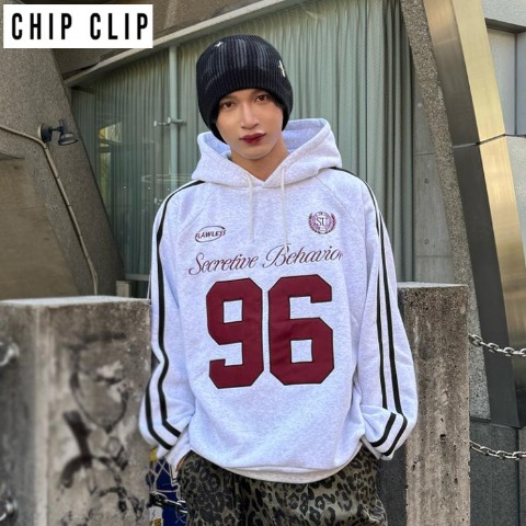 メンズ　裏起毛パーカ（CHIP CLIP×KsG）