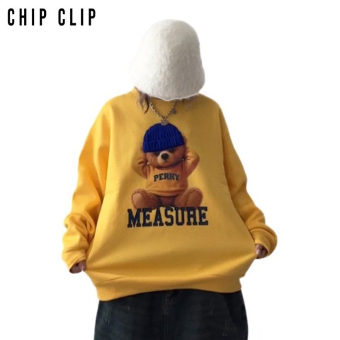 メンズ　裏起毛プルオーバー（miyu×CHIP CLIP）