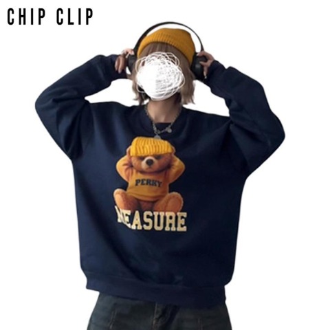 メンズ　裏起毛プルオーバー（miyu×CHIP CLIP）