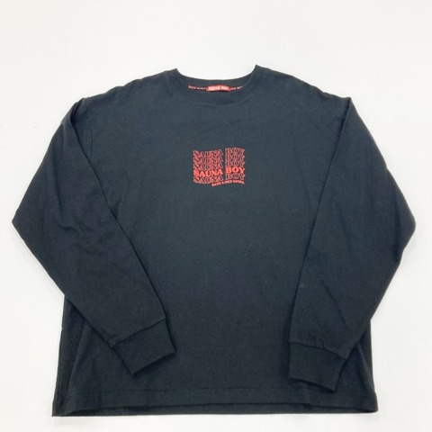 メンズ　ステッカー付Tシャツ（サウナボーイ）