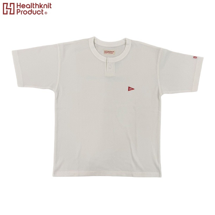 semon waffle 80 Tシャツ ブルマ スタイ 3セット メンズ ワッフルヘンリーネックTシャツ（Healthknit product