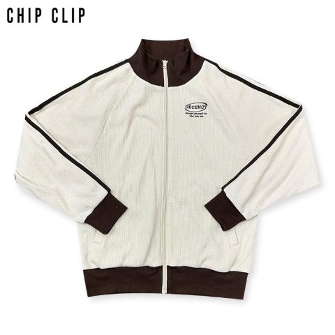 メンズ　ワッフルトラックジャケット（CHIP CLIP）